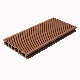  China Manufacturer Custom Size Outdoor Waterproof Anti-Slip WPC Deck Flooring Decking