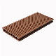  China Manufacturer Custom Size Outdoor Waterproof Anti-Slip WPC Deck Flooring Decking