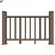  WPC Stair Design Terrace Deck Outdoor Railing for Garden Villa