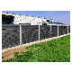 Cheap Outdoor Morden Style Decorative Plastic Timber Composite WPC Pool Safety Fence manufacturer