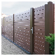  Garden Pravicy Aluminium Fence WPC Fencing Customized Wholesale Fencing