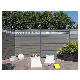 Temporary Fence Privacy Wood Plastic Composite Fence Panel Household Building Material WPC Board Fence manufacturer