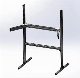  Hot Sale New Design Anodized DIY Triple Monitor Stand SIM Racing Cockpit Simulators