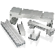  Customized High Precise Heat Sink Structural Aluminum Extrusion in Black Powder