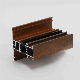 Customized Design Pergola Wood Grain Aluminium Handle Profile Extrusion