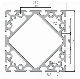  120 Series T-Slot Al Alu Alloy Aluminium Extrusion Profile Supplier