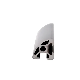 Supplier Anodized Round C Shape Extrusion Profile Half Round Aluminum