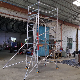  Aluminum Alloy Frame Scaffold Double Width Scaffolding System with Caster