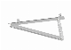 Adjustable Flat Roof Aluminum Frame Triangle Brackets Ballasted Solar Mounting System