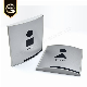  Hotel Curved Sign Aluminum Profile Sign Name Plates Acrylic Door Plaque Floor Directional Wayfinding Braille Metal Frame Plate Sign System
