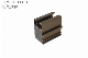  Wood Grain Powder Coated Aluminium Extrusion Profile for Square Tube Custom Size
