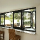 Aluminum Folding Windows Wholesale Soundproof Standard Size Glass Profile manufacturer