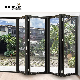  Cheap Price Wholesale Aluminum Double Glass Folding Door Energy Conservation Bi Aluminium Folding Door