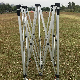  Outdoor Folded Camping Tent Canopy Gazebo 10X10 Tent Aluminum Frame