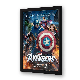  Wall Mount 27X40 Black Aluminum LED Light Box Cinema Movie Poster Frame