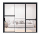  Slim Frame Aluminium Partition Glass Window/Sliding Door, Aluminum Door Profile 3 Panel Triple Sliding Glass Door, Wholesale Price New Design Sliding Door