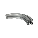  Manufacturer Extrusion Profile Frame System T Slot Black Powercoating Non-Standard Aluminum Bending
