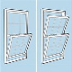 Aluminum Steel PVC Window Extrusion