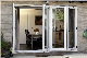  Sixinalu Aluminum Extrusion Construction Thermal Break Aluminum Alloy Double Glass Folding Door
