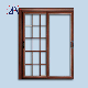 Powder Coated Extrusion Profile Aluminum Frame Glass Sliding Door