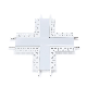  Tw6214 Recessed Drywall LED Strip Light Plaster Channel Aluminum Extrusion Profil