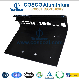 Customized Aluminum Extrusion for Panel with CNC Machining & Black Anodized manufacturer