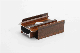  Aluminum Alloy Wood Grain Industrial Architectural Material Partition Profile Aluminium Profile