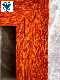 High End Wood Grain Pattern Surface Finishing Aluminium Extrusion Profile