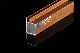 Aluminum Kitchen Cabinet Extrusion for Showing Wall Thickness