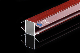 Wood Finished and Powder Coated Aluminium Extrusion for Aluminium Kitchen Doors