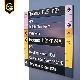 Indoor Building Directory Office Sign Wayfinding Aluminum Profile Sign
