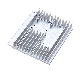  Anodized Brushed CNC Milling Aluminum Heatsink Extrusion for Semiconductor Devices