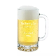  Custom Logo Lead-Free Transparent 500ml 1 Liter Beer Stein Glasses Beer Glass Cup Mug for Restaurant Bar Party