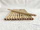  Disposable Carbonization Bamboo Straw Biodegradable 9.0*200 mm