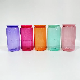  16oz USA Warehouse Colored Clear Glass Can Soda Beer Glass Can Glass Jar Blank Sublimation Sublimation Colored Transparent Glass 5 Colors Mixed