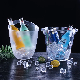 Wholesale High Quality Acrylic Transparent Clear Ice Bucket Plastic Champagne Ice Bucket