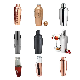  Silver Gun Black Stainless Steel Copper Color Bar Tender Cocktail Shaker Bottle with Logo Customized