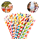  Food Grade Biodegradable Bubble Tea Boba Paper Straw Creative Cocktail Straw Paper Tube