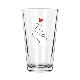  Wholesale 16oz High Borosilicate Glass Coffee Mug Transparent Tea Beer Can with Straw for Drink Milk Beer Tea Juice