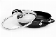  G Type Curved Dome Cookware Glass Lid with Stainless Steel for Electric Pressure Cooker Lid