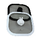  FDA Square Glass Lid with Silicone Rim 4mm Glass for Cookware