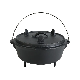 China Outdoor Campfire Preseasoned Cookware Cast Iron Camping Outdoor Bushcraft Dutch Oven manufacturer