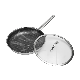 Hot Sales Stainless Steel Cookware Non-Stick Honeycomb Coating 28cm Frying Pan manufacturer