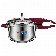 Steamer Pot Pressure Cooker with Pattern Stainless Steel Cookware