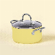  Aluminum Nonstic Pressed Cookware Pot Set Casserole Dessini Pot with Chorme-Plated Handle