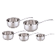 Milk Boiling Pot Stainless Steel Milk Pan Induction Sauce Pan