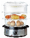  Factory 9L 800W Electroni 3tiers High Quality Small Food Fast Heating Steamer