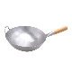  Rwholesale Single Wooden Handle Non-Stick Pan Iron Wok