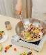  30cm High End Cookware 3 Layer Pure Titanium Frying Wok