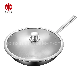  30cm Chinese Titanium Aluminum Alloys Nonstick Frying Wok Pan